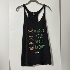 LOKI Marvel Black Tank Top